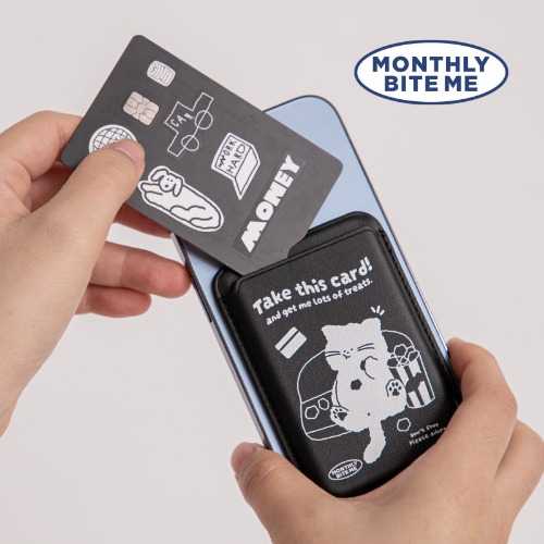Monthly Biteme November - Magsafe Card Wallet (dog/cat)
